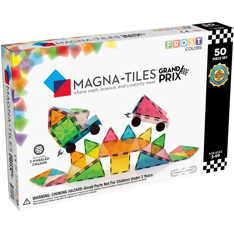 Magna-Tiles® Grand Prix Frost 50 Pcs 1