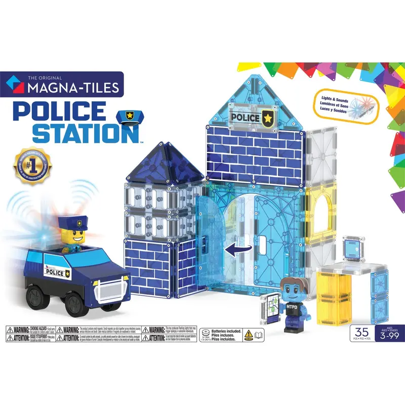 Magna-Tiles® Police Station 35 Pcs 1