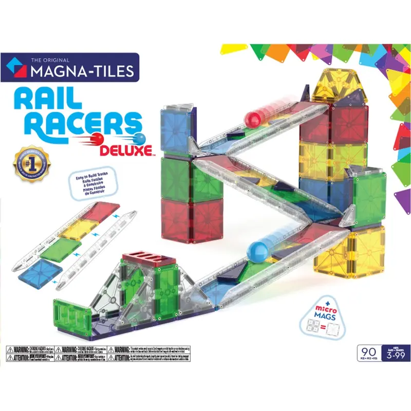 Magna-Tiles® Rail Racer 90 Pcs 1