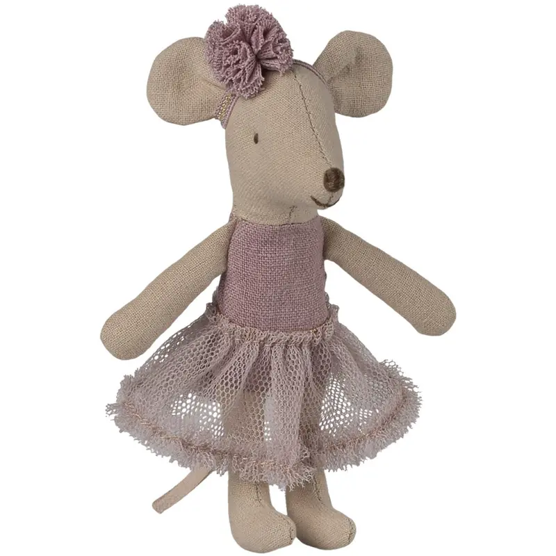Maileg Ballerina Mus, Lillesøster - Lilla 1