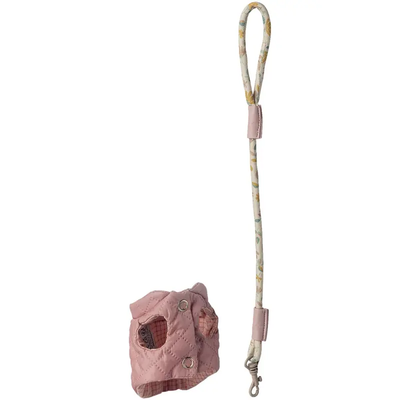 Maileg Halsbånd And Snor Til Kæledyr, Rosa 1