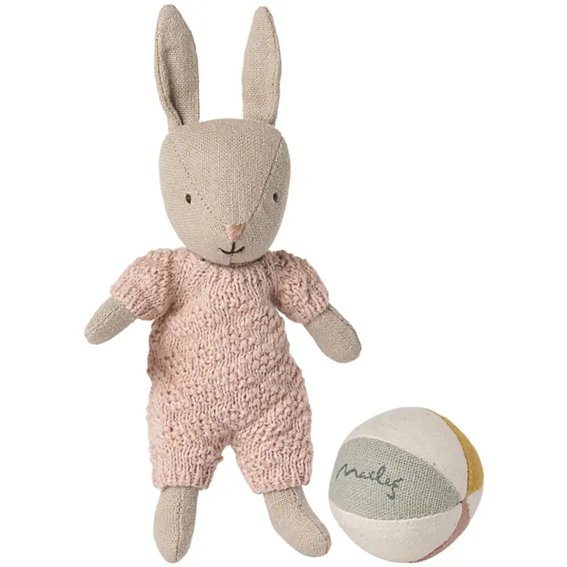 Maileg Kanin Sæt, Micro - Sand - Rosa 1