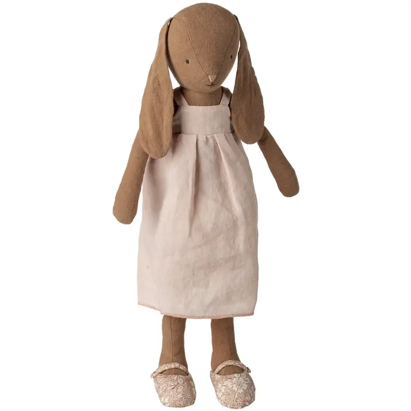 Maileg Kanin, Størrelse 3 - Brun - Dress And Sko 1