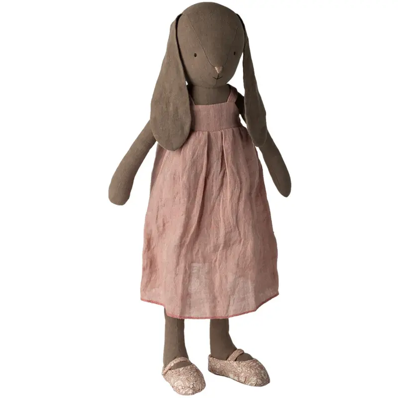 Maileg Kanin, Størrelse 4 - Brun - Dress And Sko 1