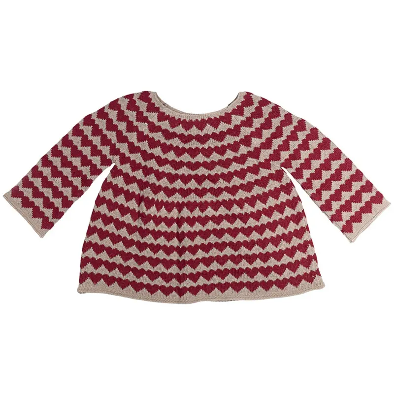 Maileg Knitted Sweater - Hjerter 1