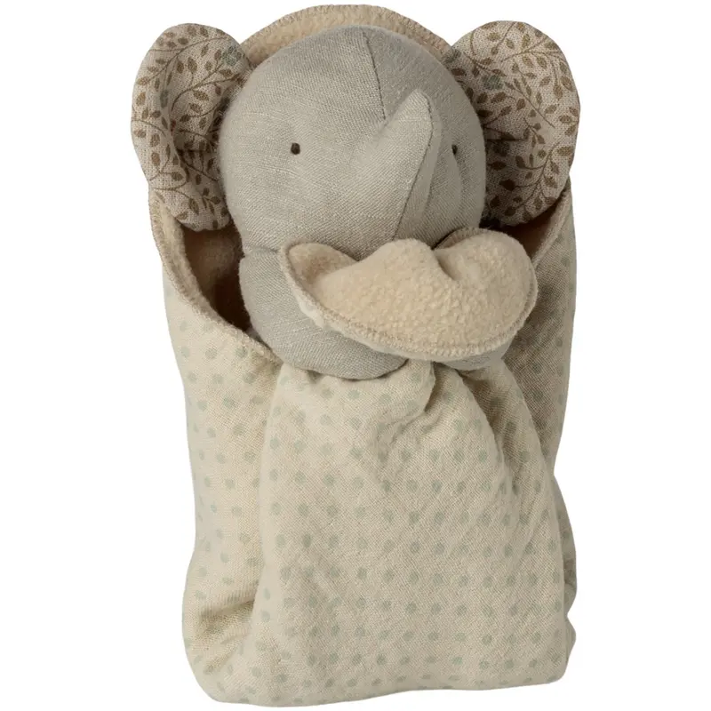 Maileg Lullaby Friends, Elefant, Mini, Grå 1