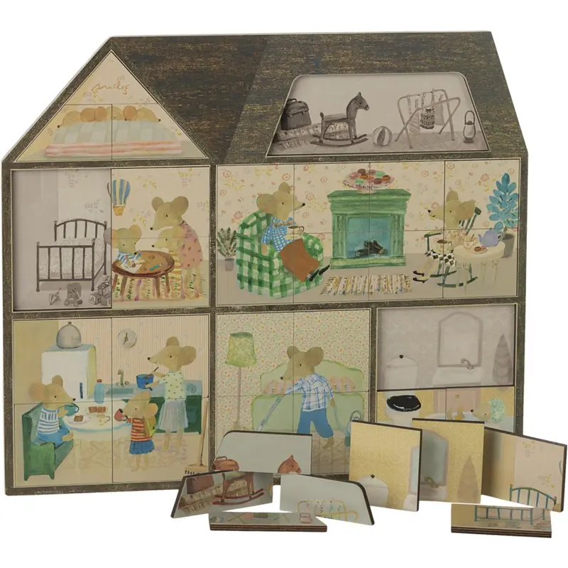 Maileg Mouse Hole Farmhouse Puzzle 1