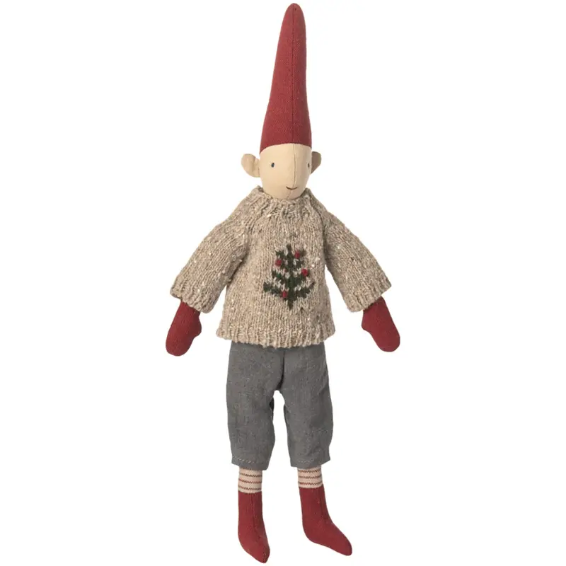 Maileg Pixy, Størrelse 2 - Dreng - Knitted Sweater 1