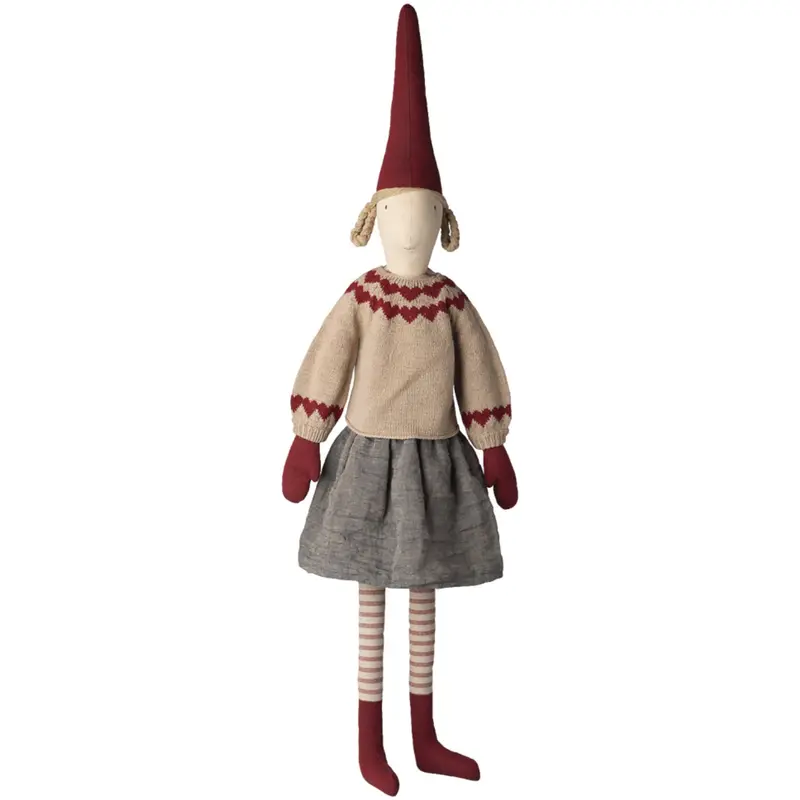 Maileg Pixy, Størrelse 6 - Pige - Skirt And Strikket Sweater 1