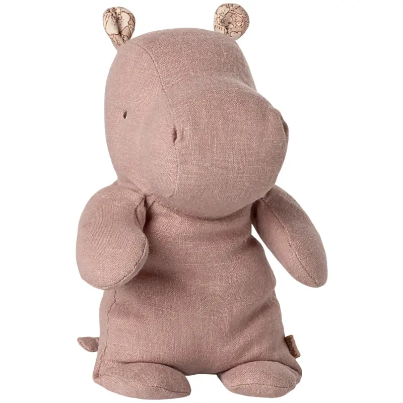 Maileg Safari Friends, Flodhest, Lille - Rosa 1