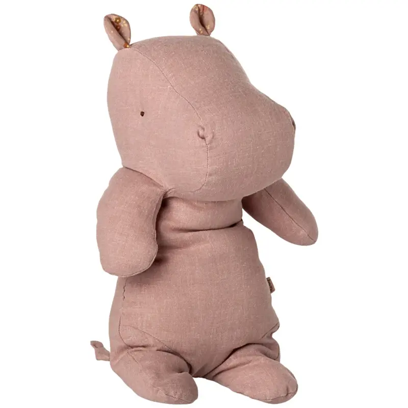 Maileg Safari Friends, Flodhest, Medium - Rosa 1