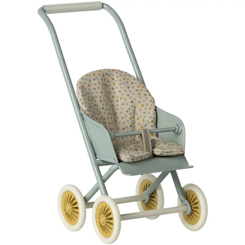 Maileg Stroller, Micro - Mint 1