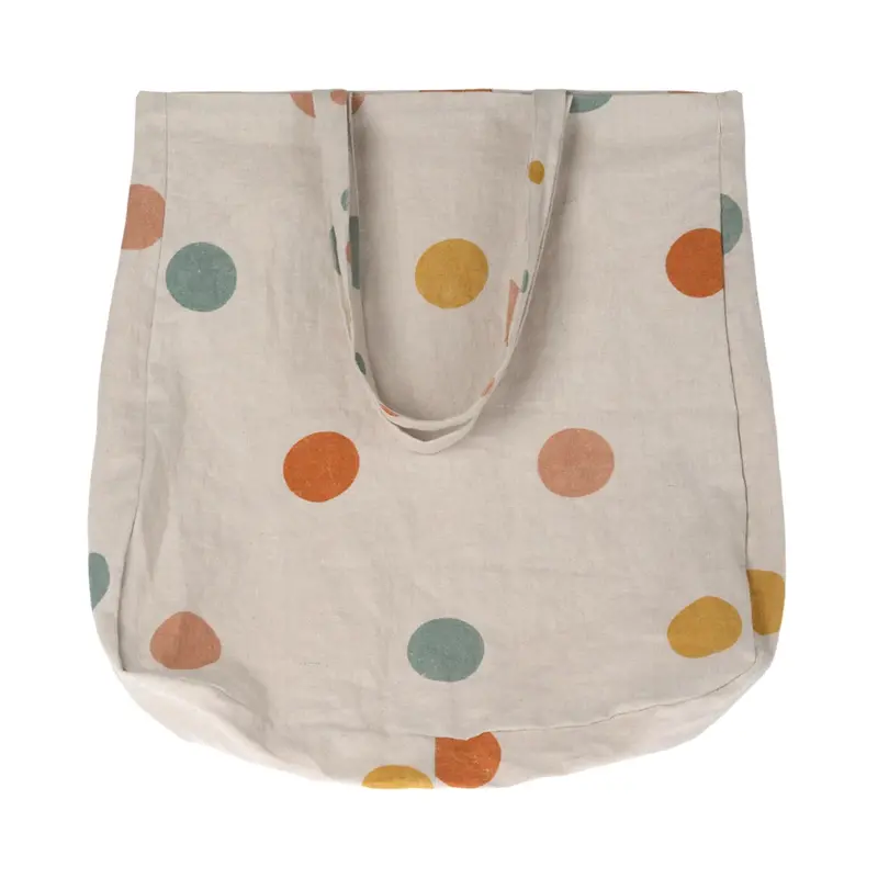 Maileg Tote Bag, Multi Dot - Large 1