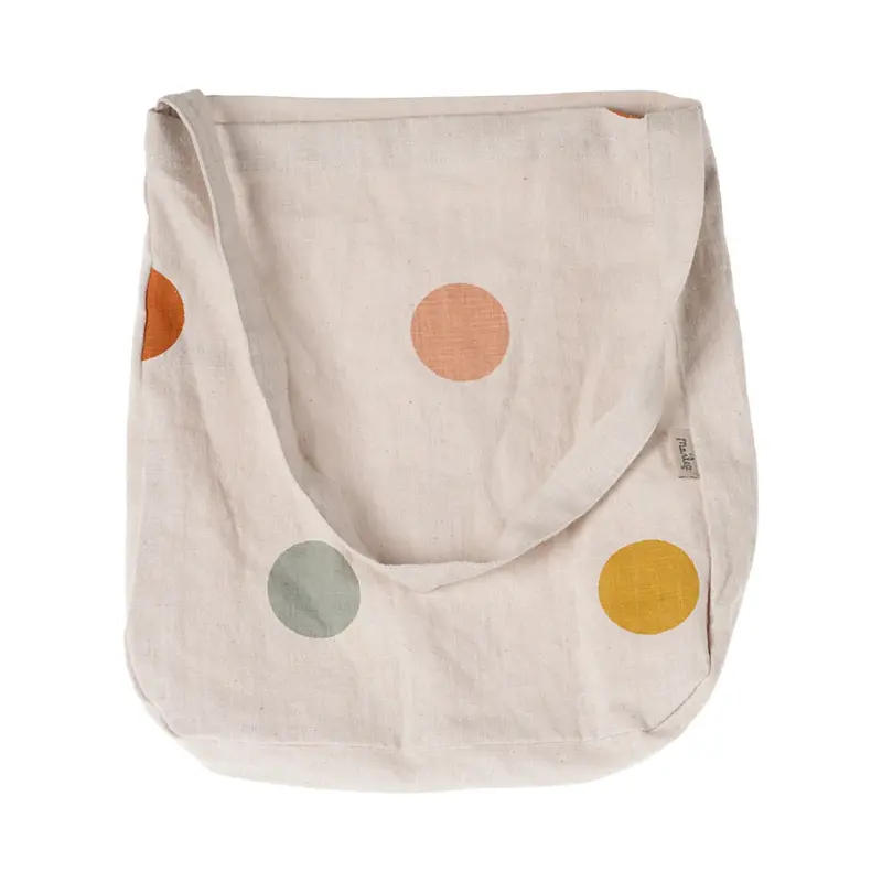 Maileg Tote Bag, Multi Dot - Single 1
