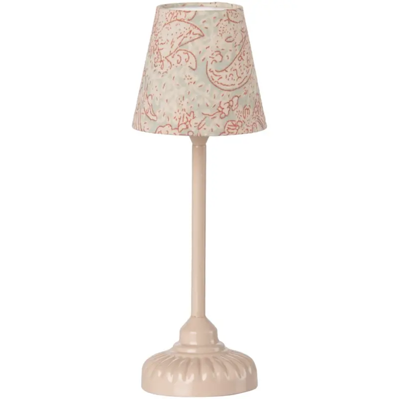 Maileg Vintage Gulvlampe, Mus - Rosa 1