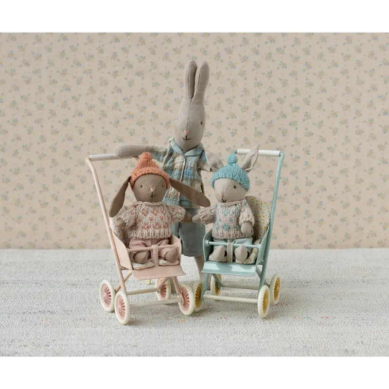 Maileg Vinter Hare, Micro - Sand - Mint 2