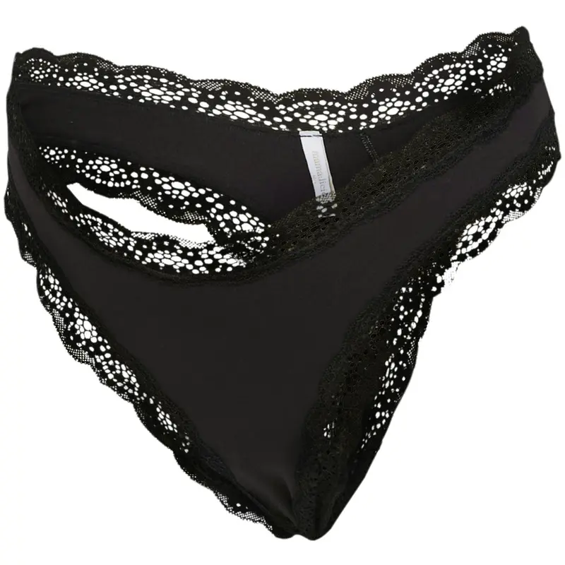 Mama;Licious Black Black Mlreece Panties 2-P 1