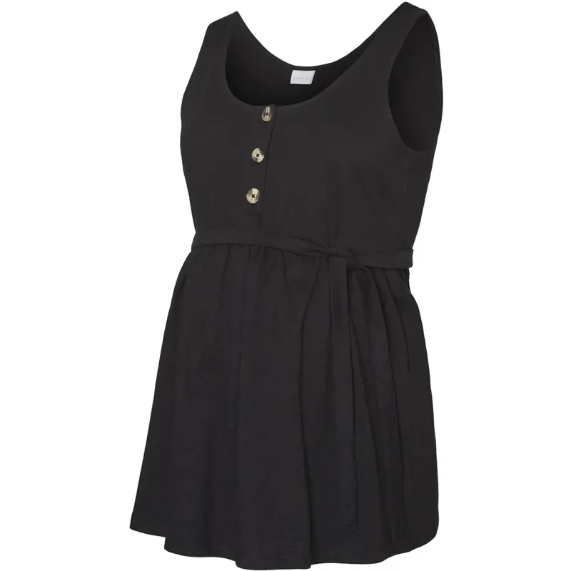 Mama;Licious Black Mlevi Lia Sl Jrs Top 2F Noos 1