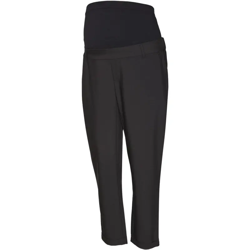 Mama;Licious Black Mlnewlora Wo Chino 7/8 Pants 1