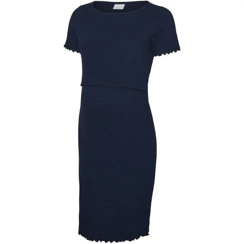 Mama;Licious Pageant Blue Mlmilly June Ss Jrs Abk Dress 2F 1