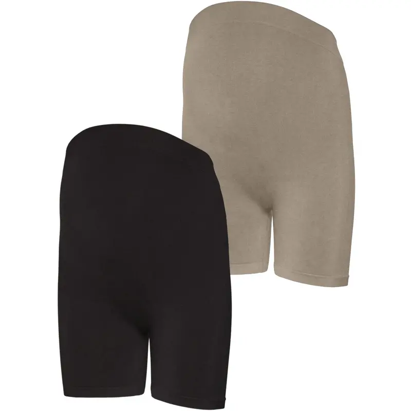 Mama;Licious Silver Mink Black Mlamiya New Hotpants 2-Pack Noos 1