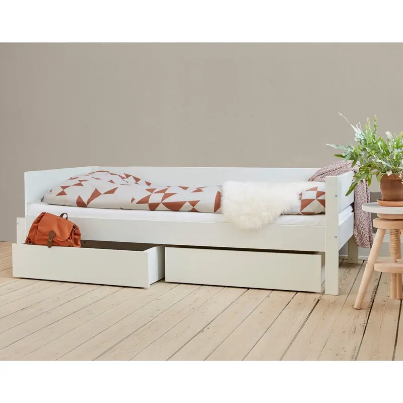 Manis-H White Huxie Junior Basis Bed - 160Cm 1