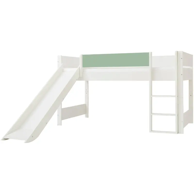 Manis-H White Huxie Junior Bed With Rutsjebane - 160Cm 1
