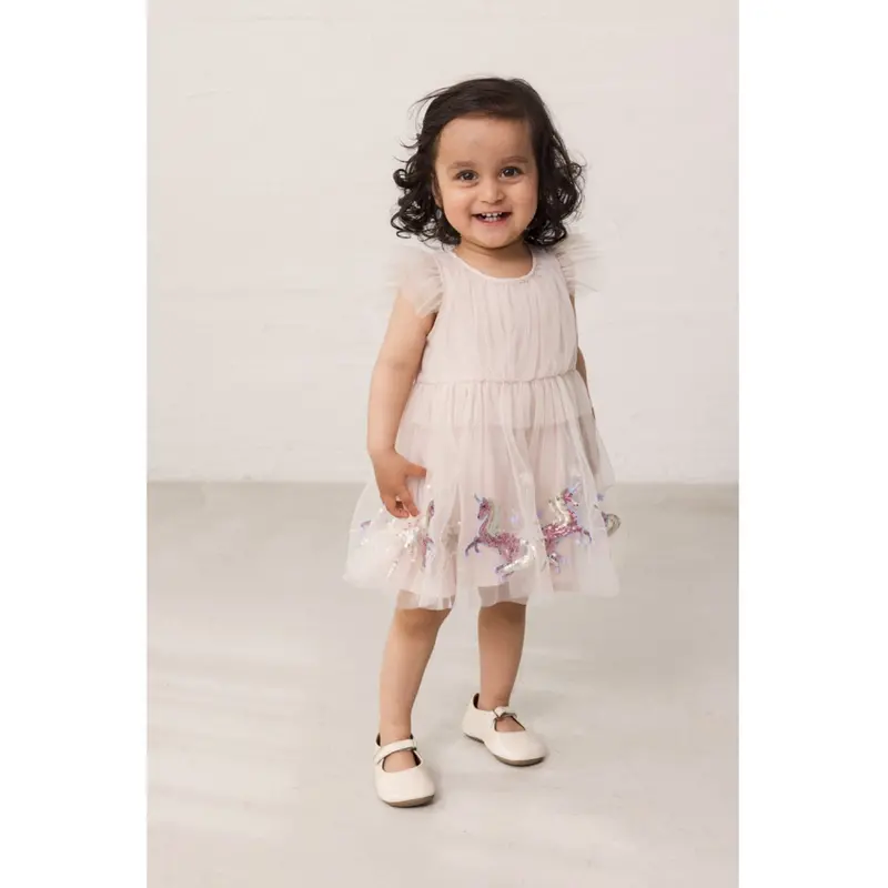 Marmar Ballerina Embroidery Unicorn Twinkle Dinne Dress 2