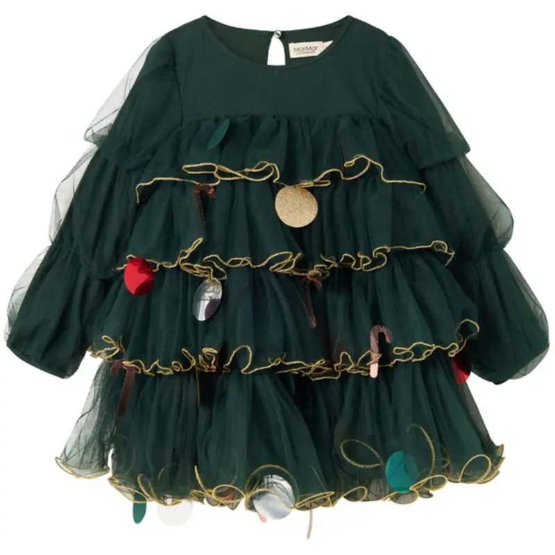 Marmar Ballerina Glitter Dark Leaf December Dress 1