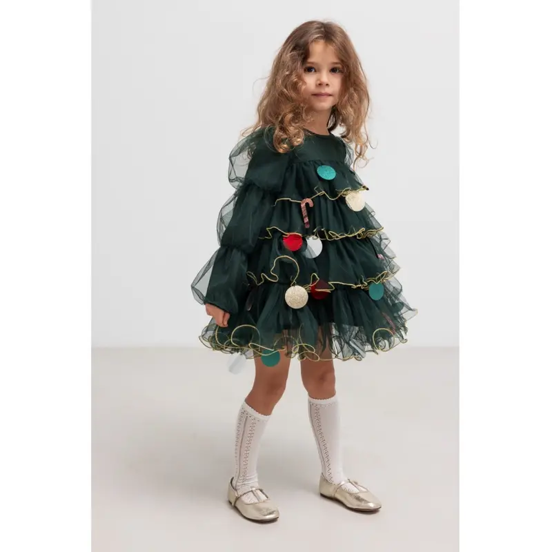 Marmar Ballerina Glitter Dark Leaf December Dress 3
