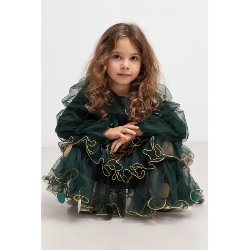 Marmar Ballerina Glitter Dark Leaf December Dress 4