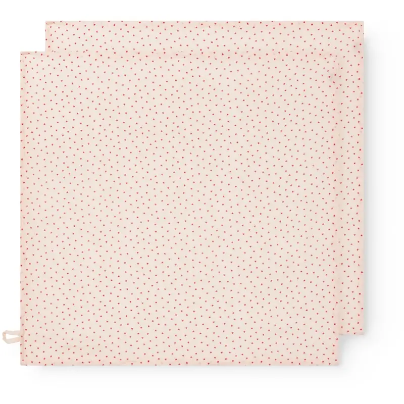 Marmar Bonded Muslin Print Happy Hearts Ada (2-Pack) Muslin Cloth 1