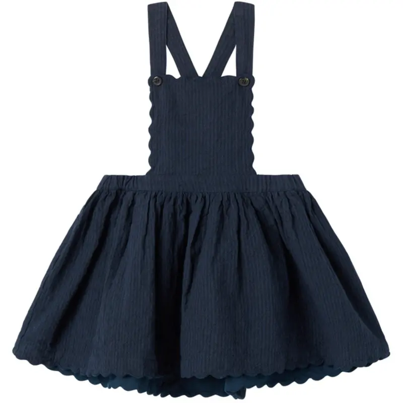 Marmar Chambray Dark Blue Stripe Danara Dress 1