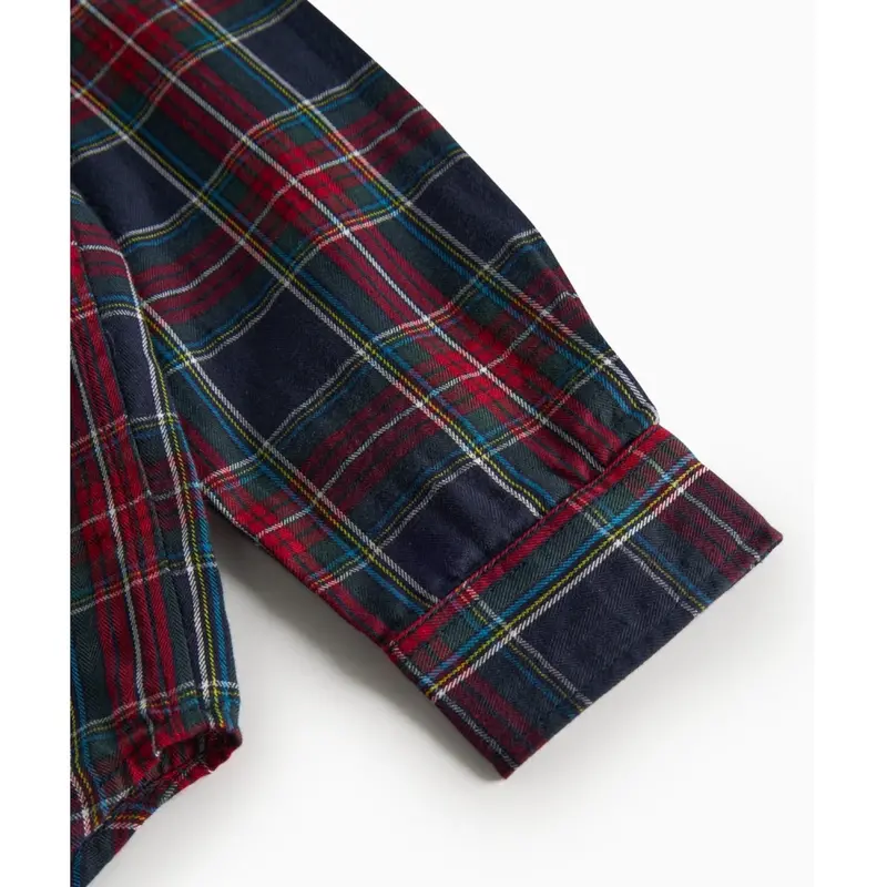 Marmar Check Pilot Navy Check Tommy Shirt 5