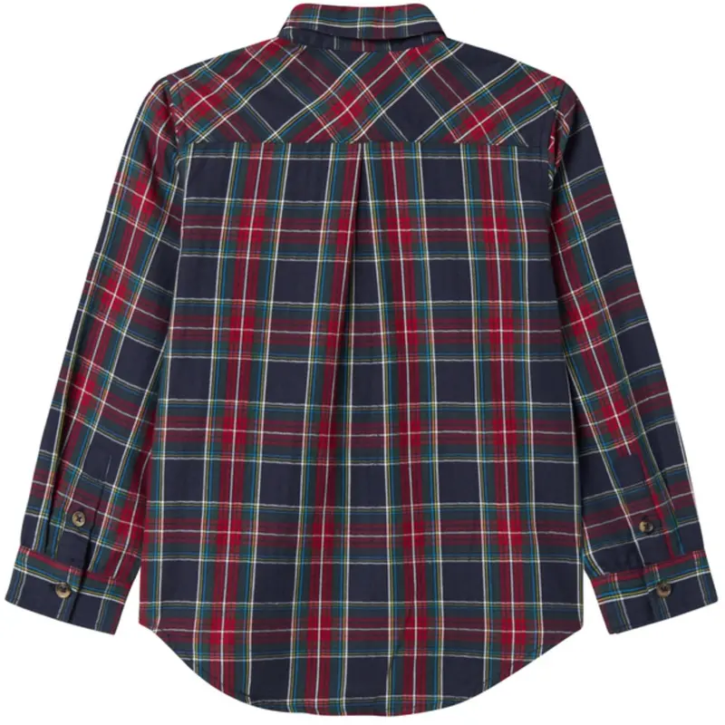 Marmar Check Pilot Navy Check Tommy Shirt 6