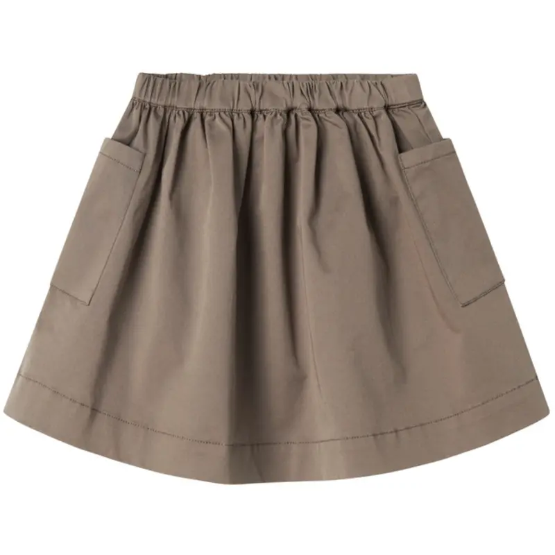 Marmar Chino Twill Dusty Brown Simba Skirt 1