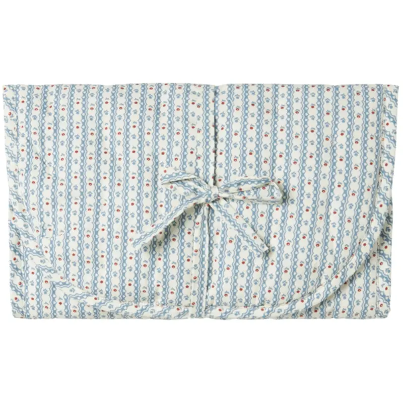 Marmar Cotton Percale Home Floral Stripe Changing Mat 1