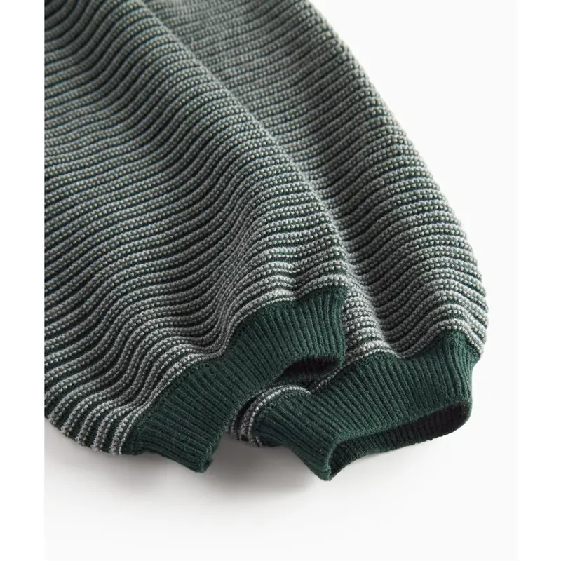 Marmar Cotton Rayon Knit Stripe Dark Leaf Stripe Perrin Pants 4