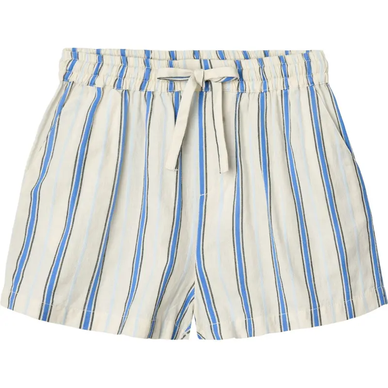 Marmar Cotton Stripes Chambray Stripe Pina Shorts 1