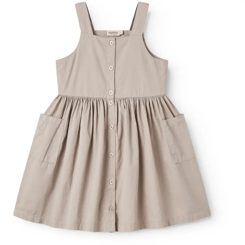 Marmar Cotton Texture Mercury Grey Daxo Dress 1