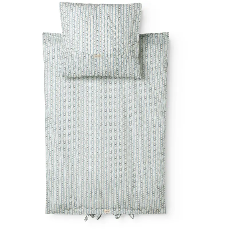 Marmar Crispy Poplin Acc Floral Stripe Bed Linen 1