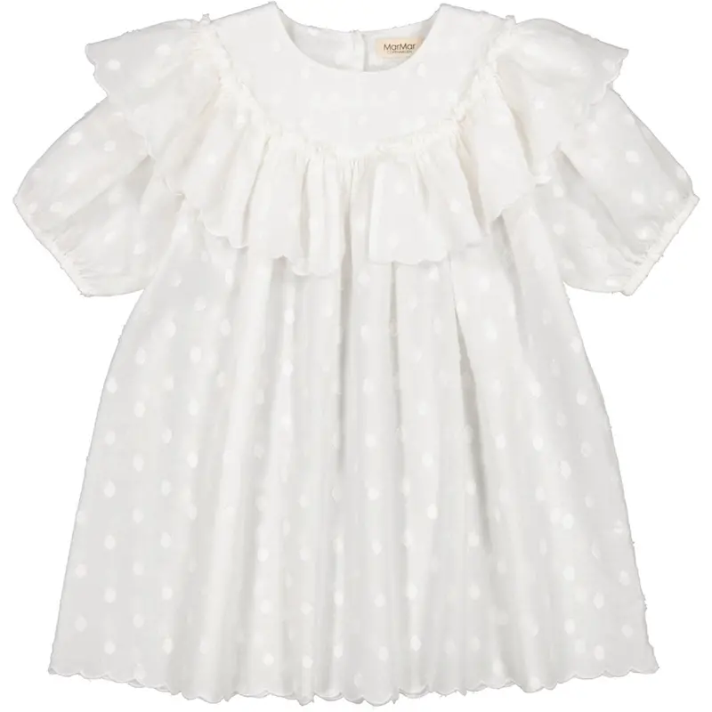 Marmar Dobby Dots Gentle White Delsa Dress 1