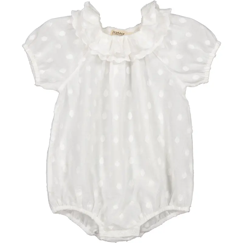 Marmar Dobby Dots Gentle White Rosetta Body 1