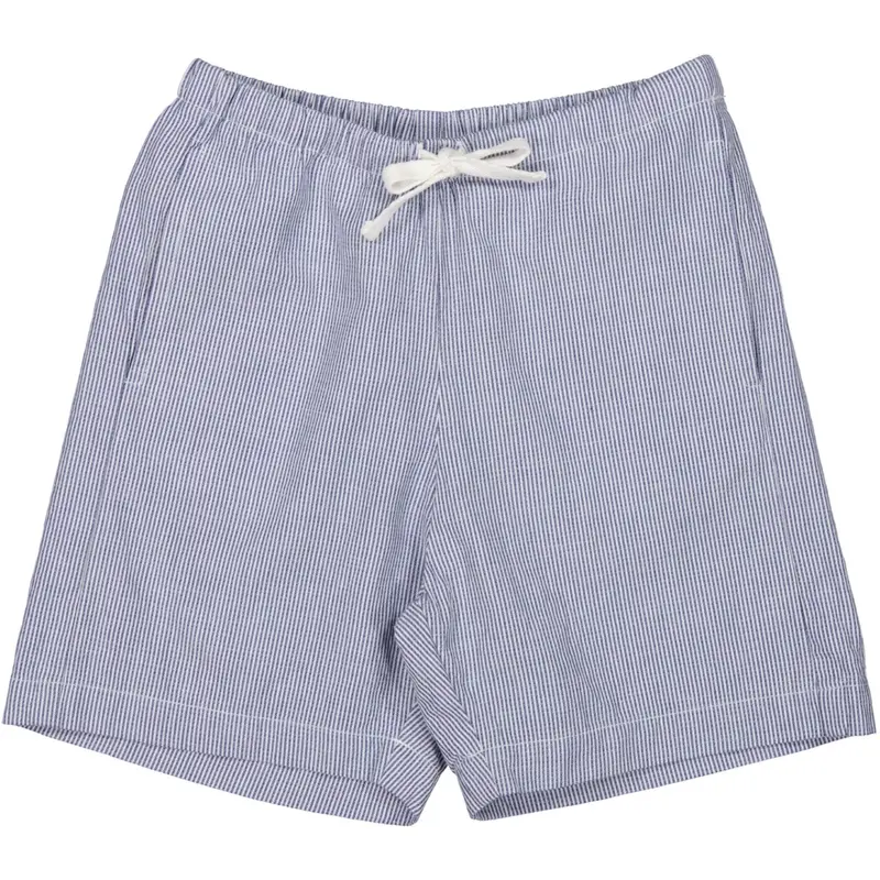 Marmar Fine Cotton Navy Stripe Pal Shorts 1