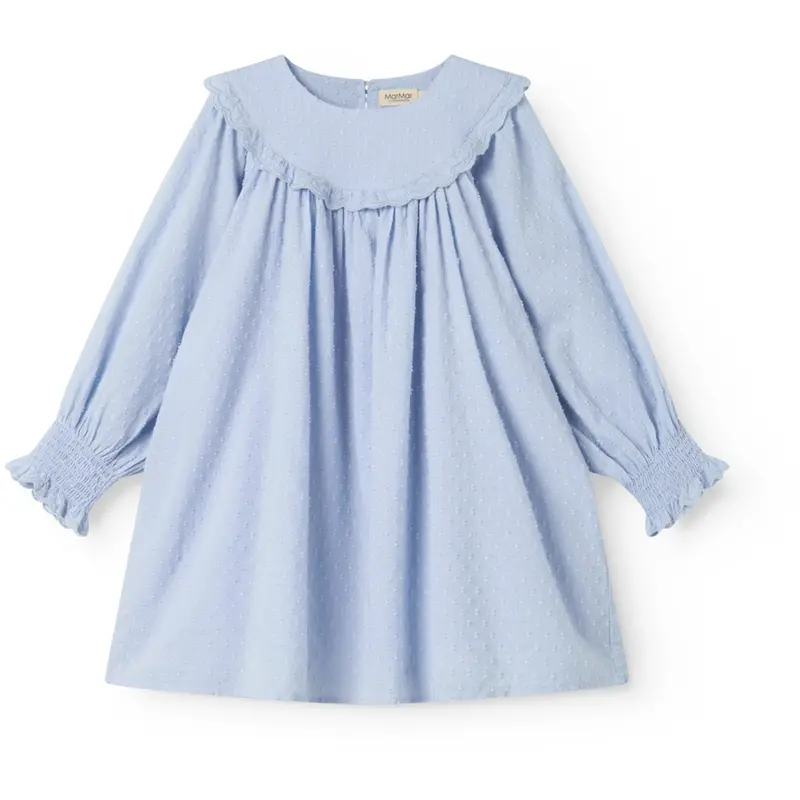 Marmar Fine Dobby Windy Blue Drissy Dress 1