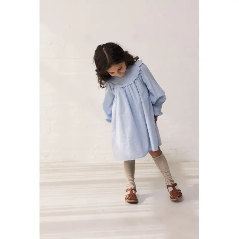 Marmar Fine Dobby Windy Blue Drissy Dress 2