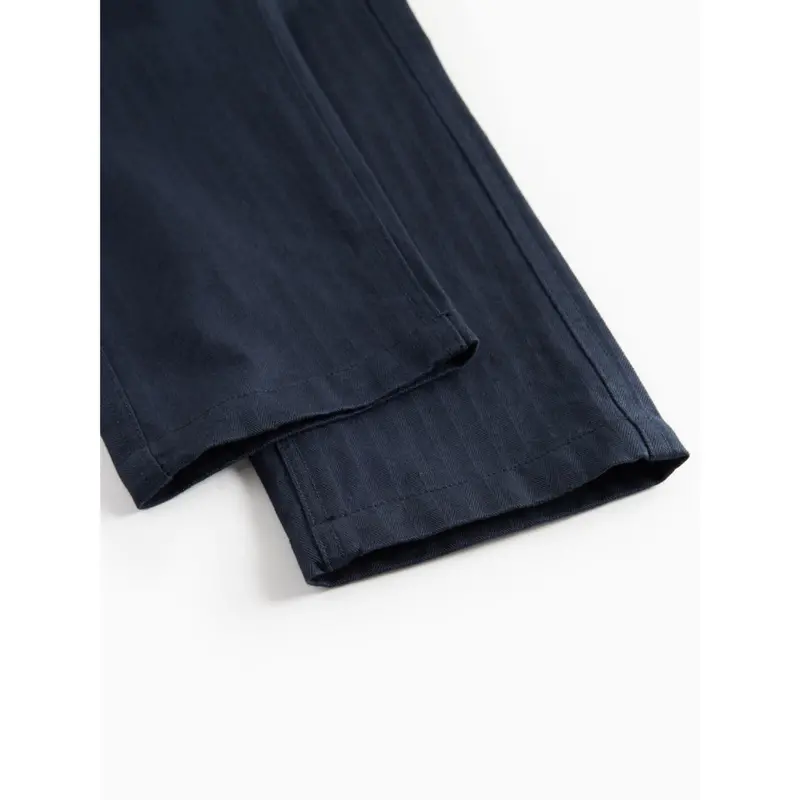 Marmar Herringbone Twill Pilot Navy Piper Pants 4