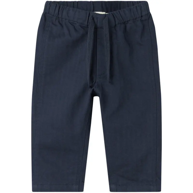 Marmar Herringbone Twill Pilot Navy Polle Pants 1