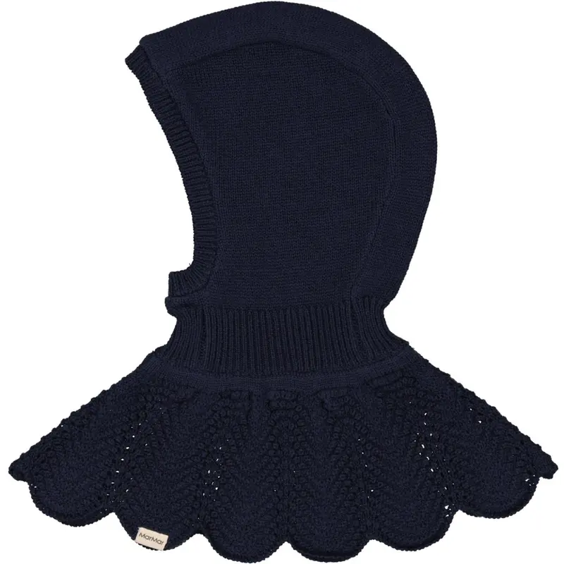 Marmar Light Cotton Wool Lace Ink Adalyn Knit Hat 1