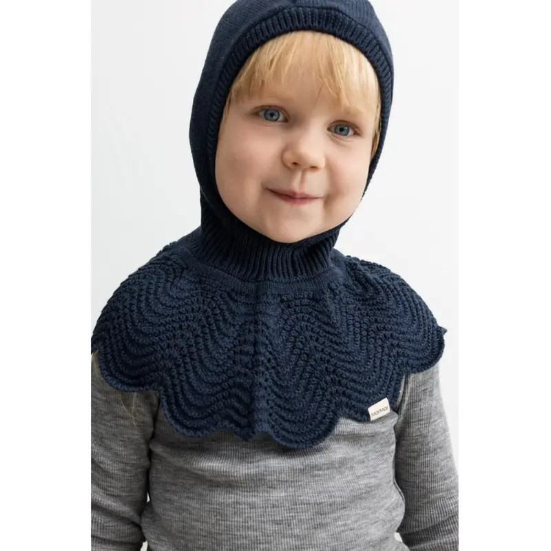 Marmar Light Cotton Wool Lace Ink Adalyn Knit Hat 2